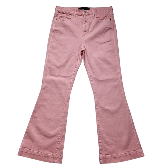 Veronica Beard Denim - Veronica Beard Jeans Carson Ankle Flare High Rise Peony Pink Women's Size 31 NWT